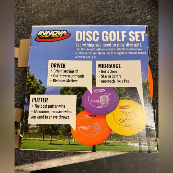 Adidas Disc Golf Set - Purple, Yellow, Orange - Picture 3 of 3